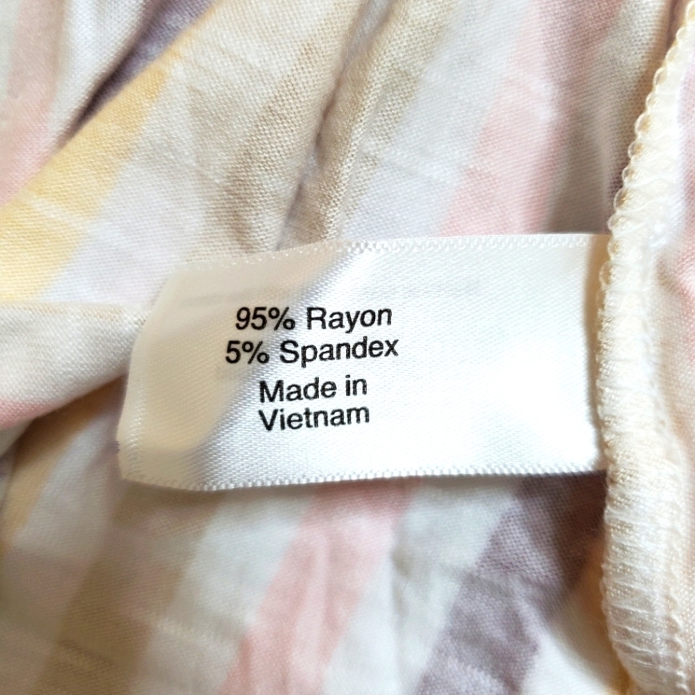 Lane Bryant Ruffle Striped Tank - Picture 7 of 8